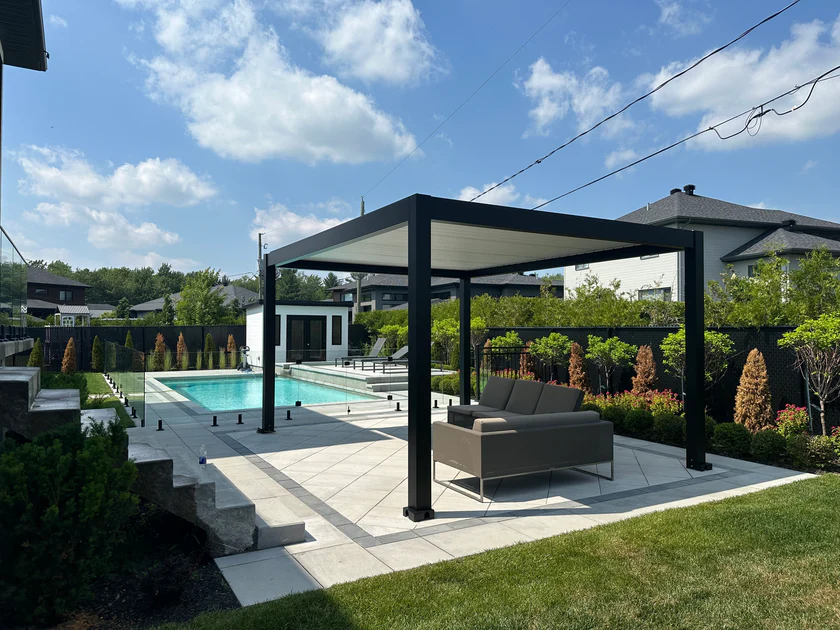 louvered pergola